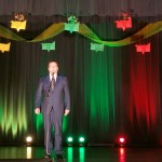 Palangos jaunųjų atlikėjų koncerte „Su laisve širdyse“ visus Kovo 11-osios proga sveikina miesto meras Šarūnas Vaitkus.
