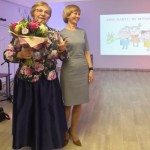 Regina Lelienė ir Rasa Jurgutienė džiaugėsi jubiliejine įstaigos veiklos sukaktimi 