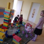 Grupės „Berželiai“ vaikai kuria Lietuvą